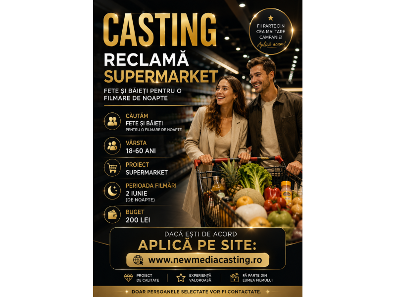 CASTING FIGURAȚIE SIMPLĂ 