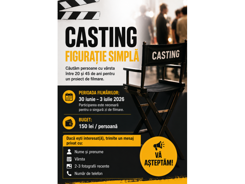 CASTING FIGURAȚIE SIMPLĂ 